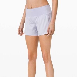 EUC Lululemon Speed Up Short Serene Blue